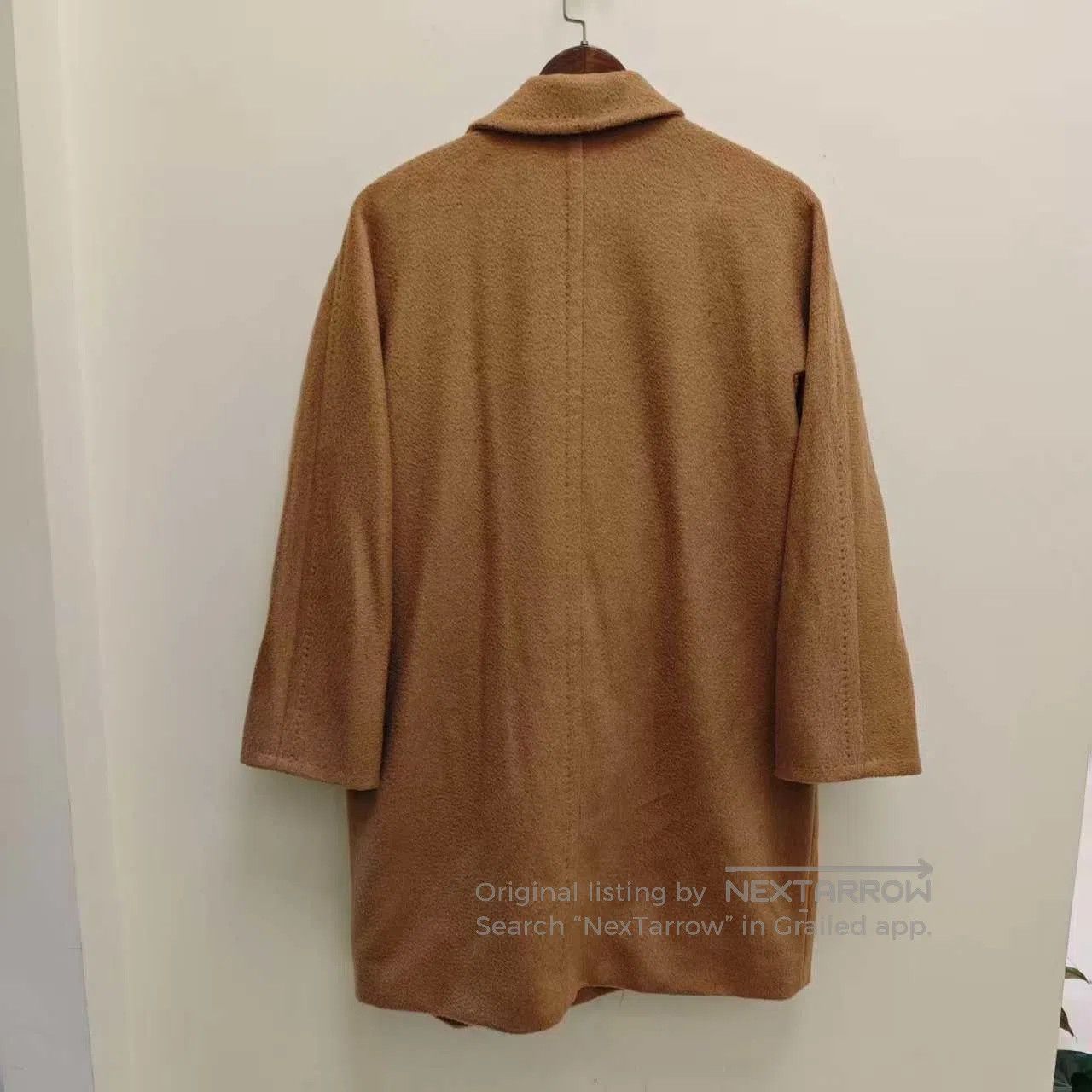 Max Mara MaxMara Camel Hair Blazer Collar Coat. Size S / US 4 / IT 40 - 2 Thumbnail