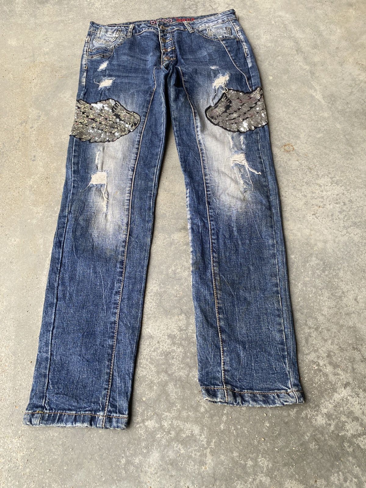 If Six Was Nine × Japanese Brand Blepa jeans rare skiny denim Size US 32 / EU 48 - 1 Thumbnail