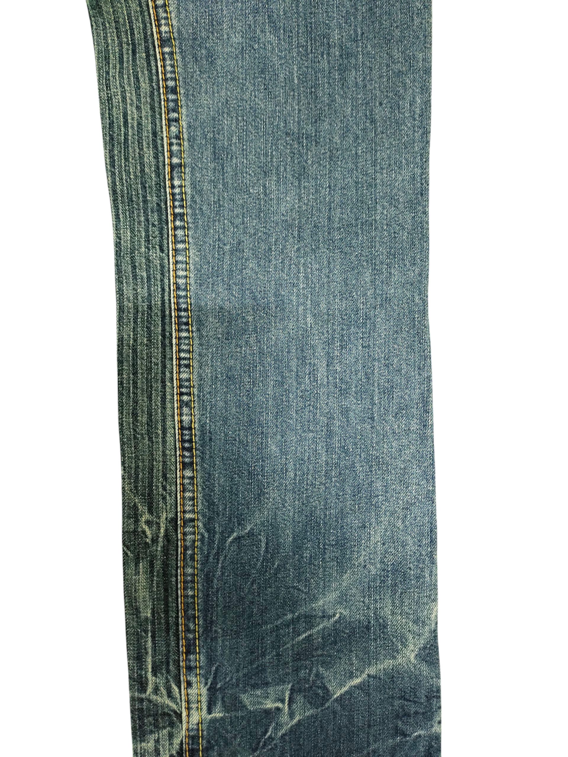 Eternal Japanese Brand Eternal Sukajan Clawmark Distress Denim Jeans Size US 30 / EU 46 - 3 Thumbnail