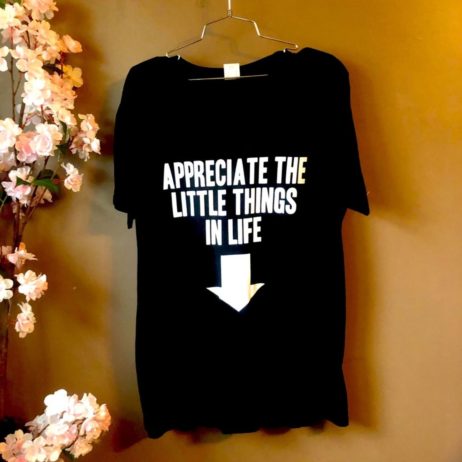NBDN Nobrandedon Funny graphic T-Shirt. “Appreciate the small things” Size US L / EU 52-54 / 3 - 1 Thumbnail