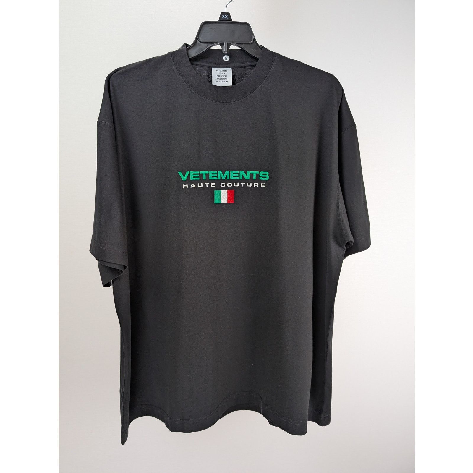 Vetements o1rshd1 Haute Couture France T-Shirt in Black Size US M / EU 48-50 / 2 - 2 Thumbnail
