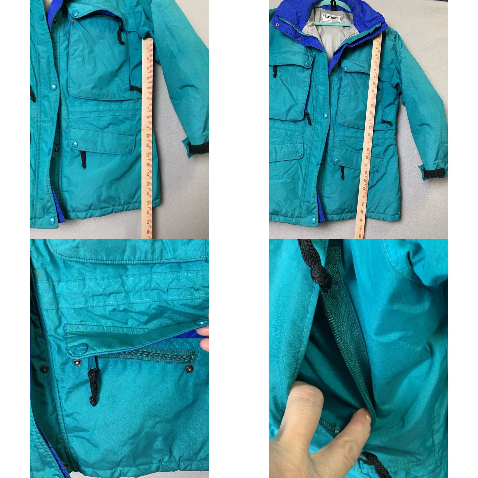 Vintage Vintage LL Bean Jacket Women Size Large Green Goretex Thinsulate Hooded Size L / US 10 / IT 46 - 8 Thumbnail