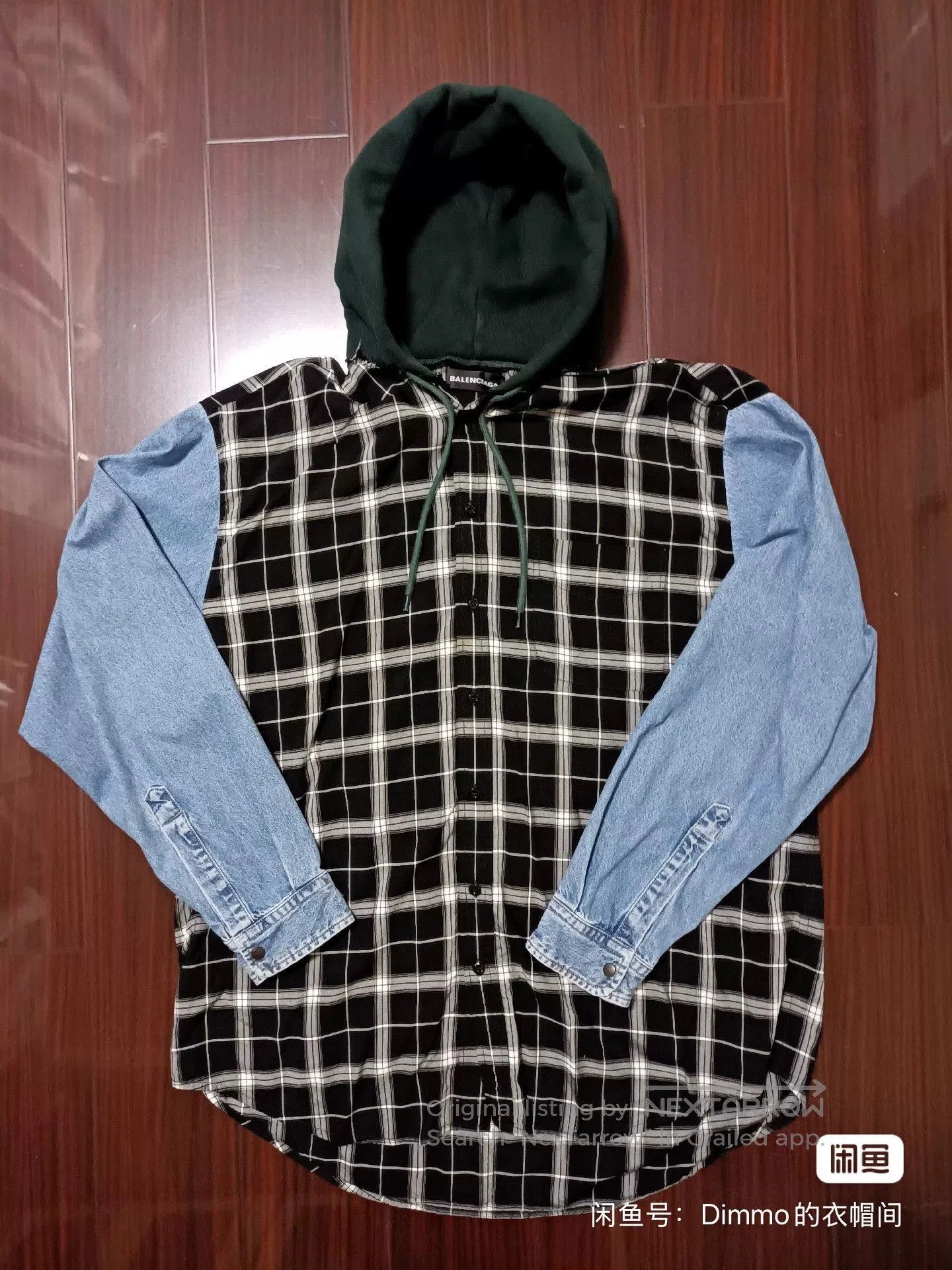 Balenciaga Balenciaga Blue Denim Shirt Jacket. Size US XXS / EU 40 - 6 Thumbnail