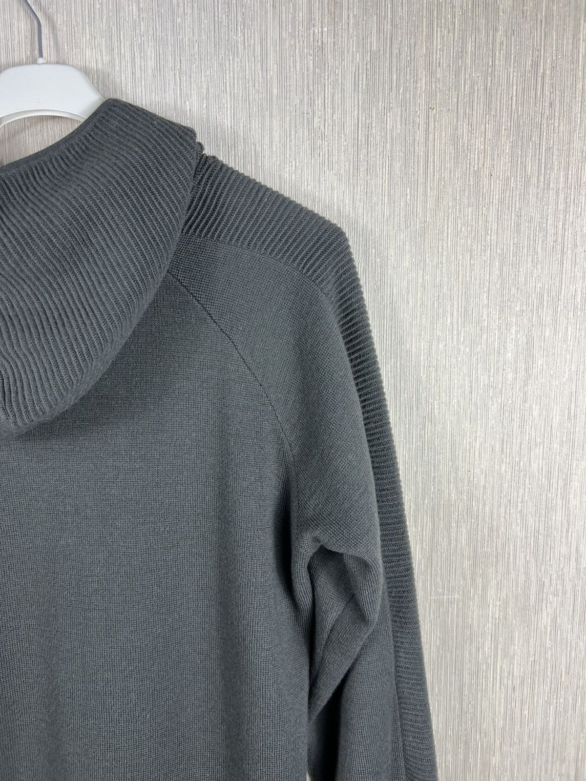 Emporio Armani EA7 Emporio Armani wool knitted hoodie zip cardigan knit Size US XL / EU 56 / 4 - 15 Thumbnail
