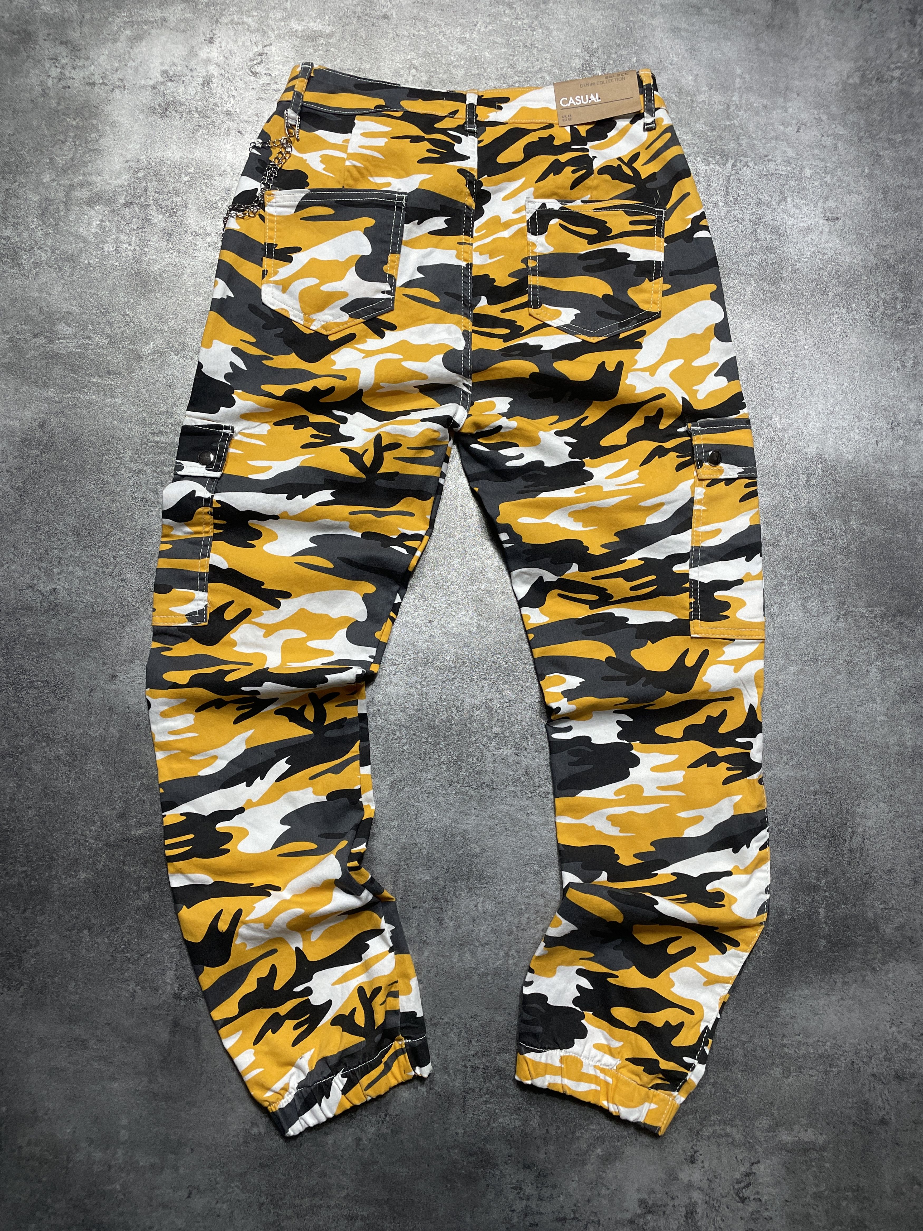 Vintage 🔥RARE🔥Camo Joggers Streetwear Hype Baggy Size 30" / US 8 / IT 44 - 3 Thumbnail