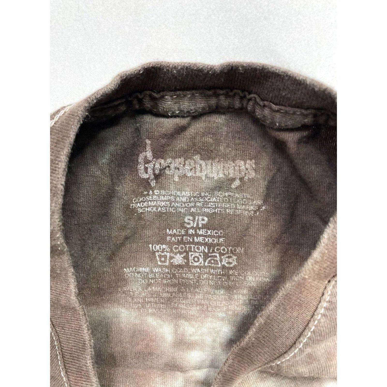 Vintage VINTAGE Goosebumps Graphic T-shirt Men Small Brown Tie Dye Short Sleeve Size US S / EU 44-46 / 1 - 5 Thumbnail