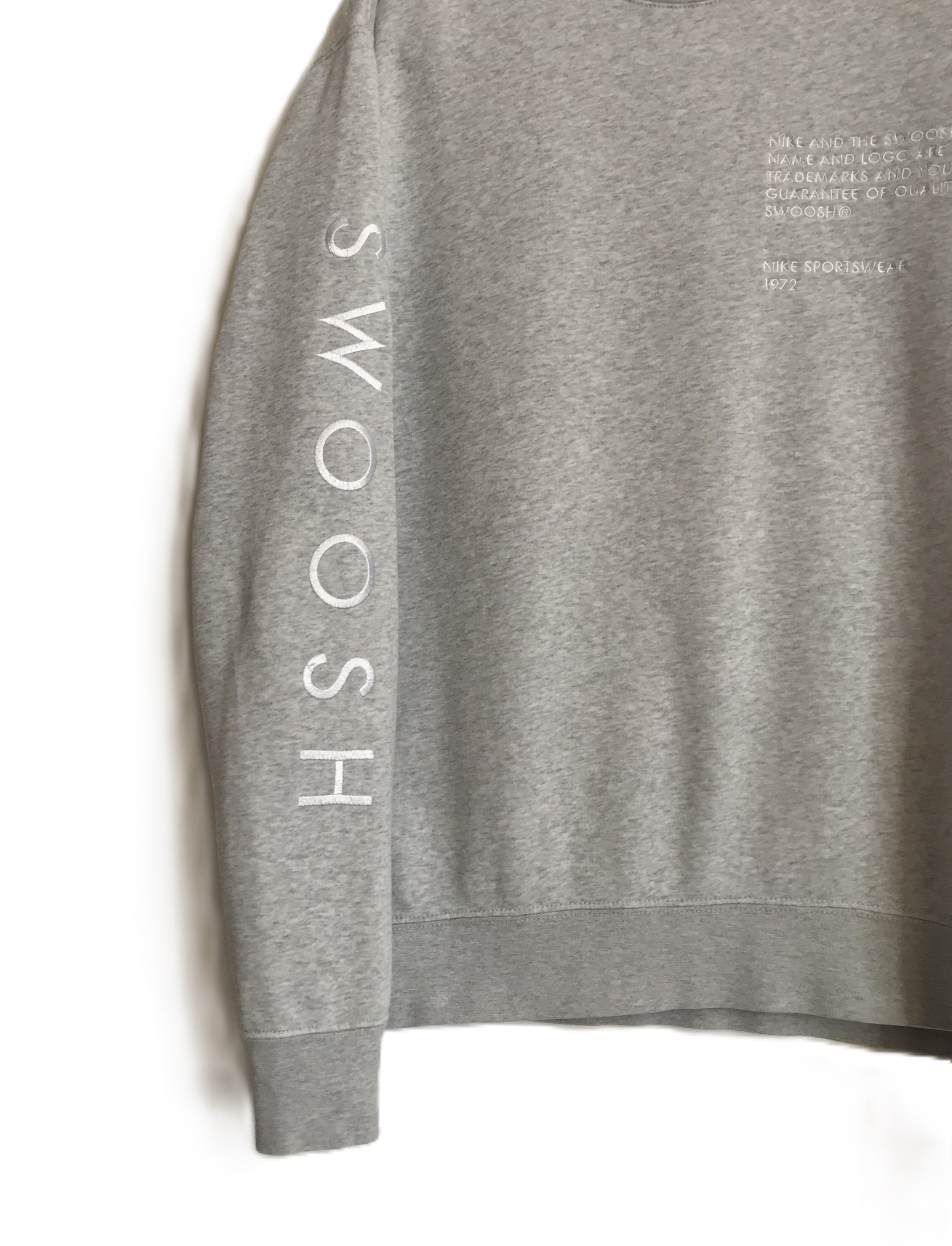 Nike Nike NSW Sweatshirt Mens Sz M Gray Size US M / EU 48-50 / 2 - 2 Thumbnail