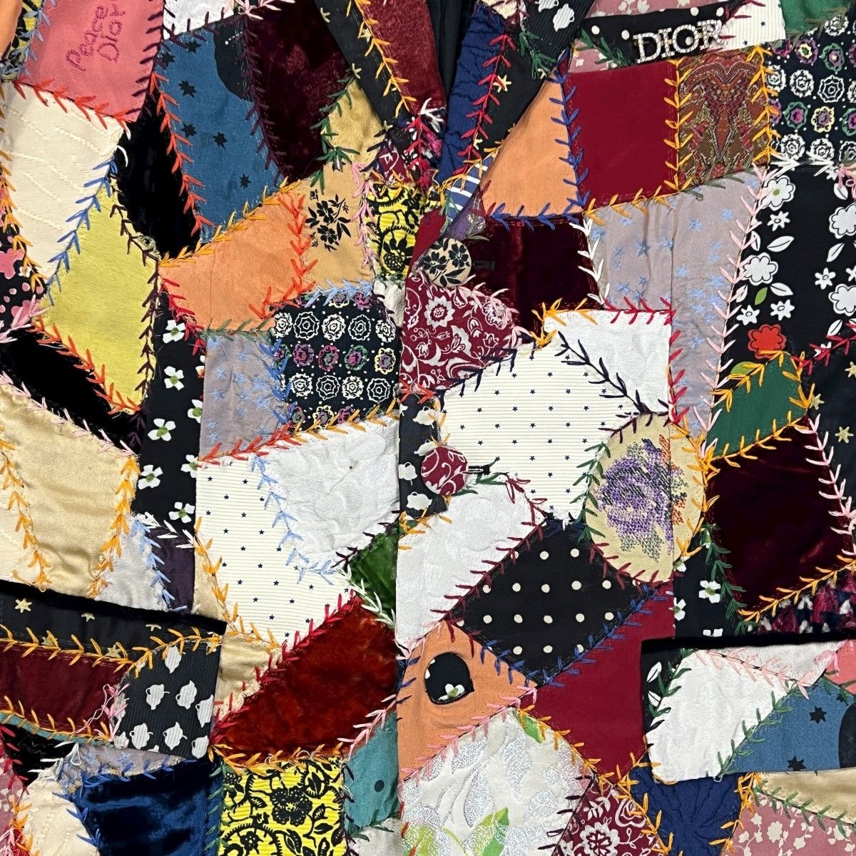 Dior Christian Dior 18AW Maria Grazia Chiuri Patchwork Jacket Size M / US 6-8 / IT 42-44 - 5 Thumbnail