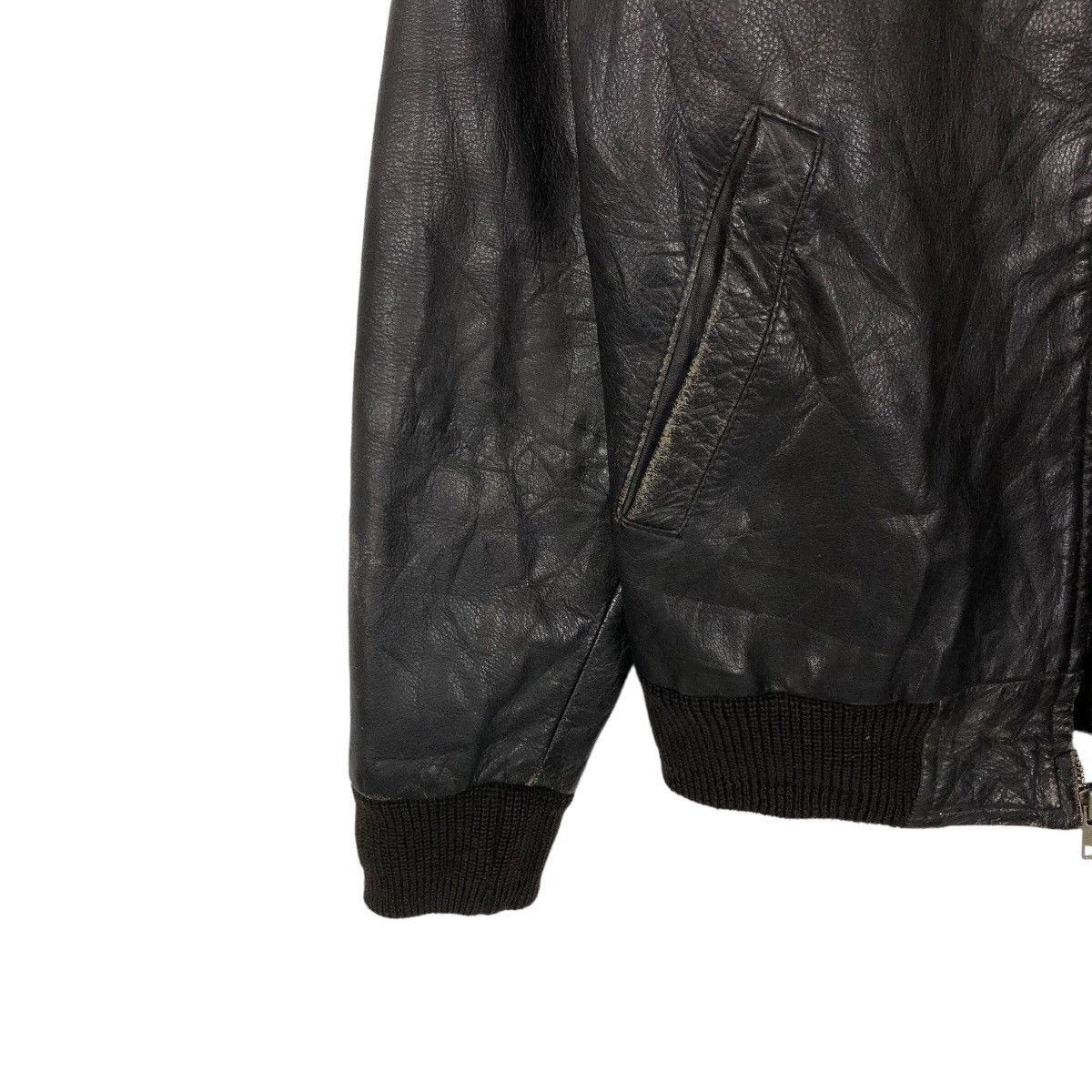 Japanese Brand 🔥80’s RARE GENUINE BOMBER LEATHER JACKET INSPIRE SCHOTT USA Size US L / EU 52-54 / 3 - 3 Thumbnail