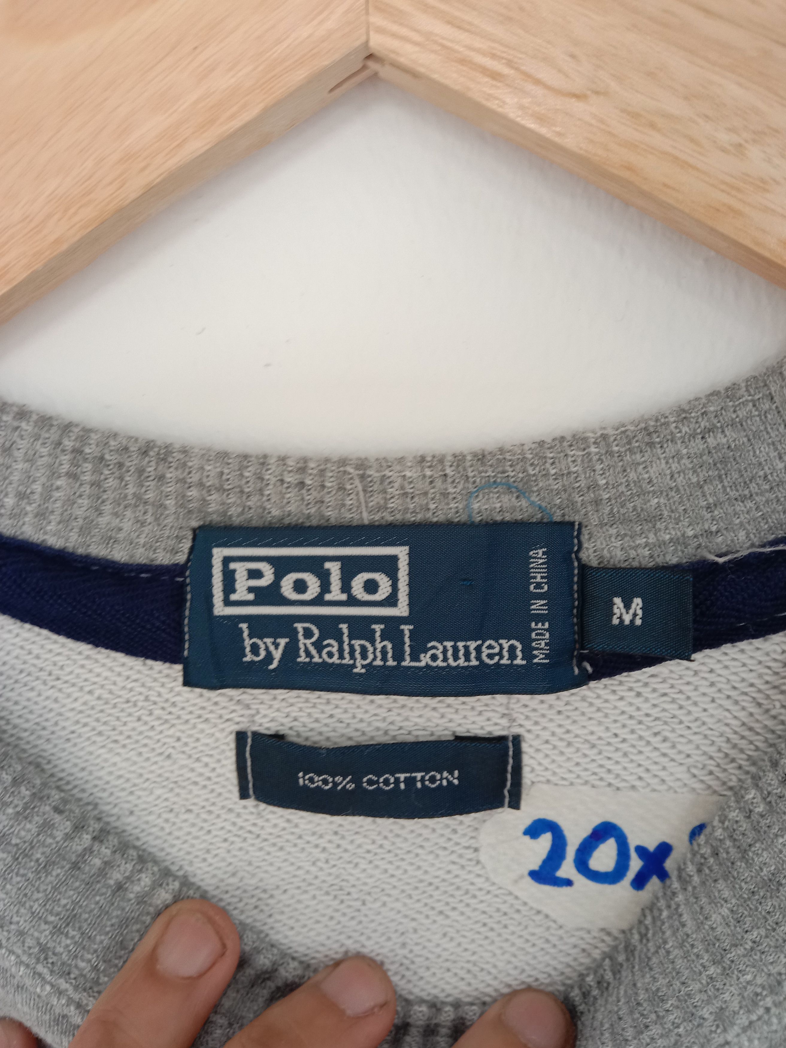 Polo Ralph Lauren × Vintage Vintage 90s Polo Ralph Lauren Pullover Sweatshirt Size US M / EU 48-50 / 2 - 3 Thumbnail