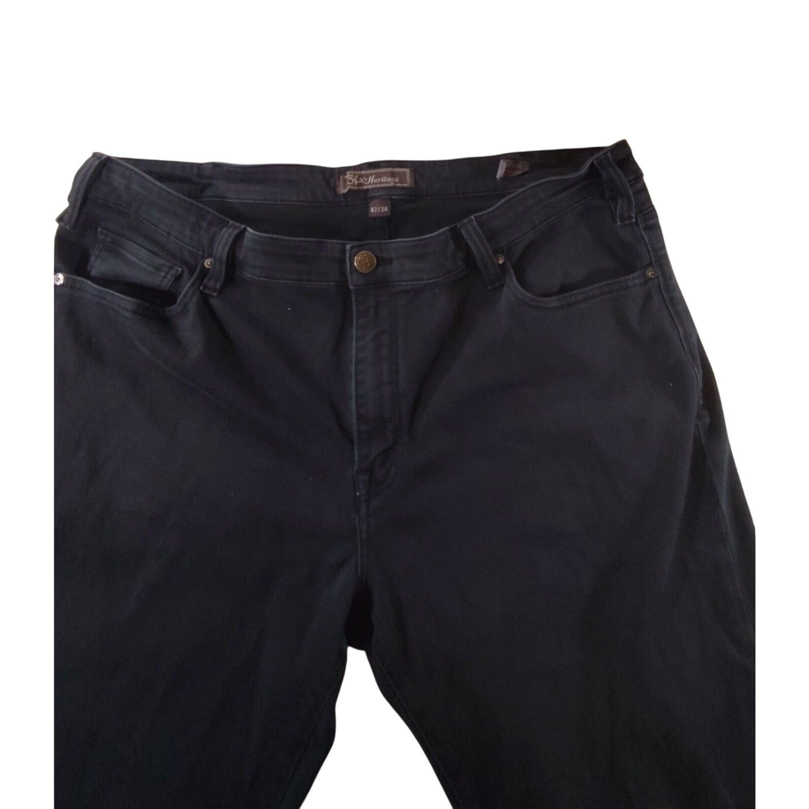 34 Heritage 34 Heritage Charisma Jeans Men’s 42x34 Black Comfort Size US 42 / EU 58 - 5 Thumbnail