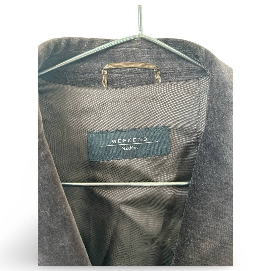 Weekend Max Mara Max Mara velour blazer #98 Size XL / US 12-14 / IT 48-50 - 3 Thumbnail