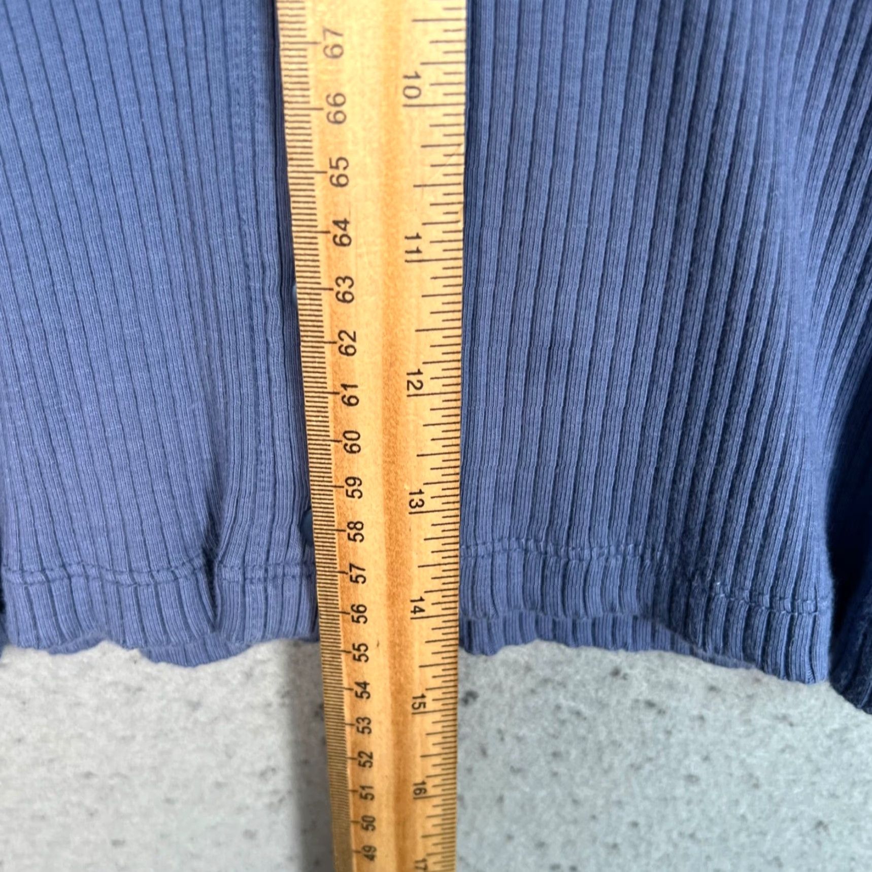 Uniqlo Uniqlo Sweater Cardigan Ribbed Knit Button-Up Small Blue Womens Size S / US 4 / IT 40 - 6 Thumbnail