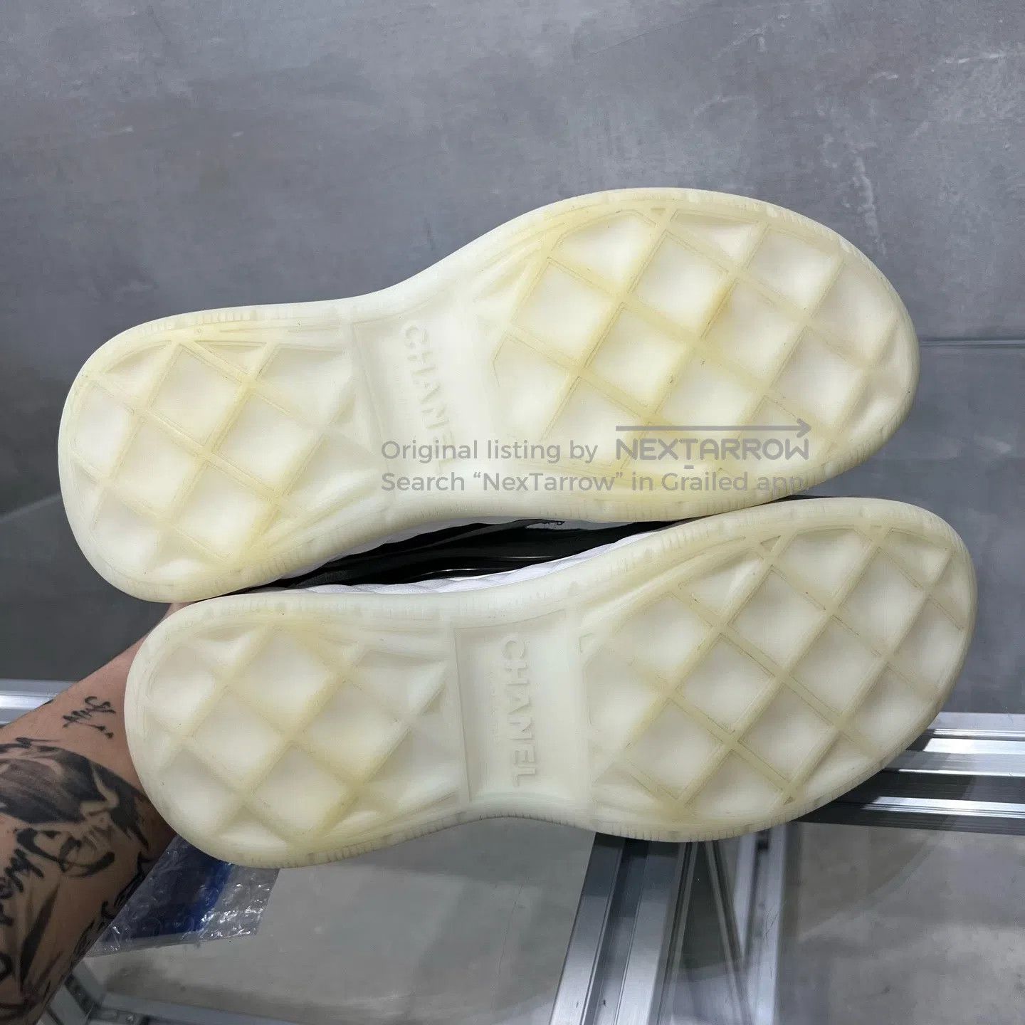 Chanel Chanel Black White Panda Air Cushion Sports Shoes| Size US 6.5 / IT 36.5 - 7 Thumbnail