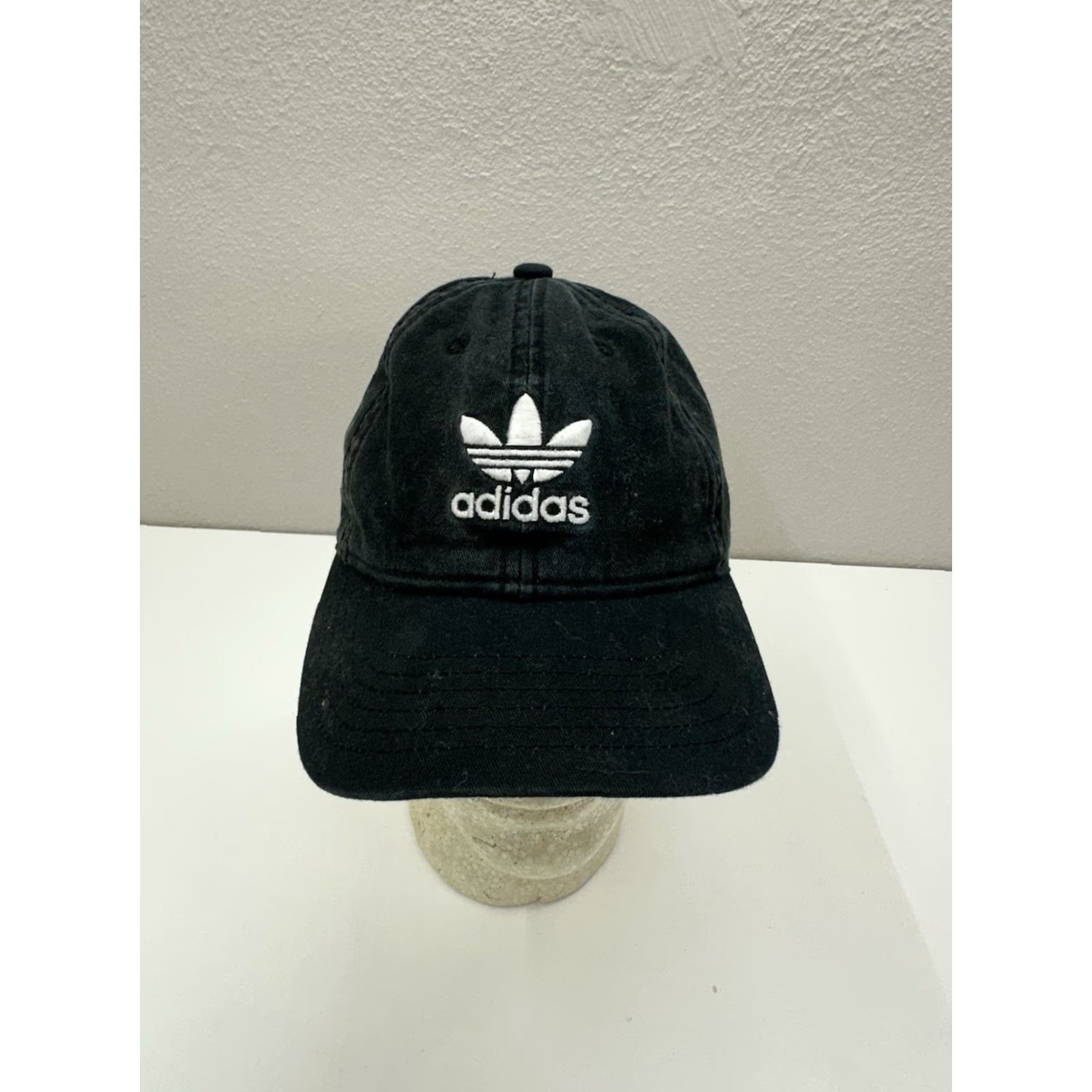 Adidas Adidas Baseball Hat Adjustable Black Logo Cap Mens One Size Cotton Cap Black Logo Baseball Cap Adjustable Men Age Group: Adult (if applicable) Size ONE SIZE - 2 Thumbnail