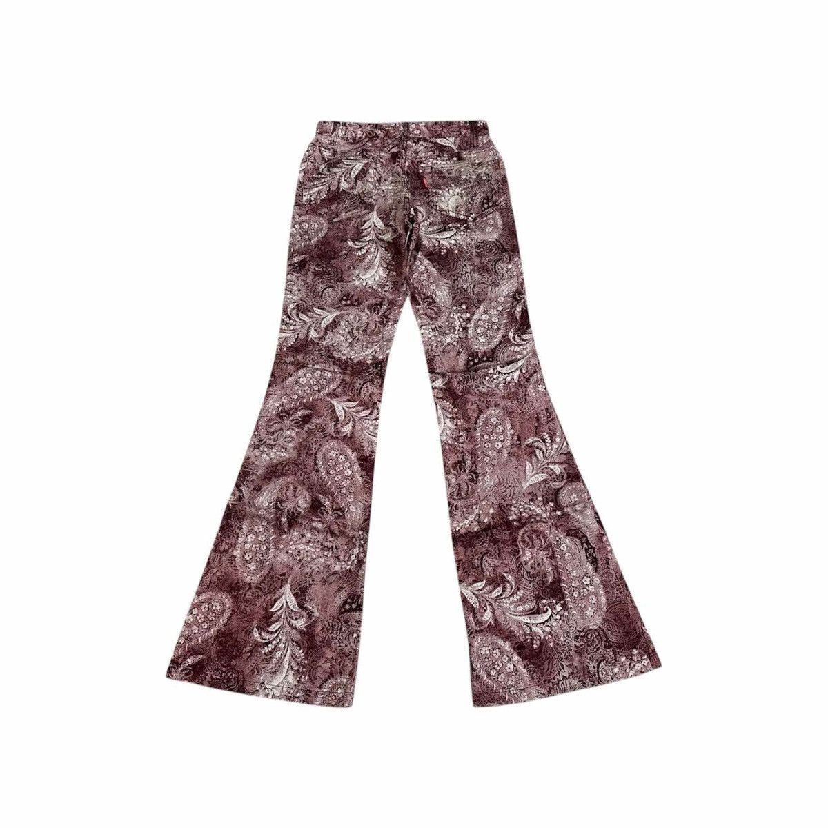 If Six Was Nine × Japanese Brand × Tornado Mart 🔥Sick Y2K Tornado Mart Flared Jeans Paisley Bootcut Size US 28 / EU 44 - 8 Thumbnail