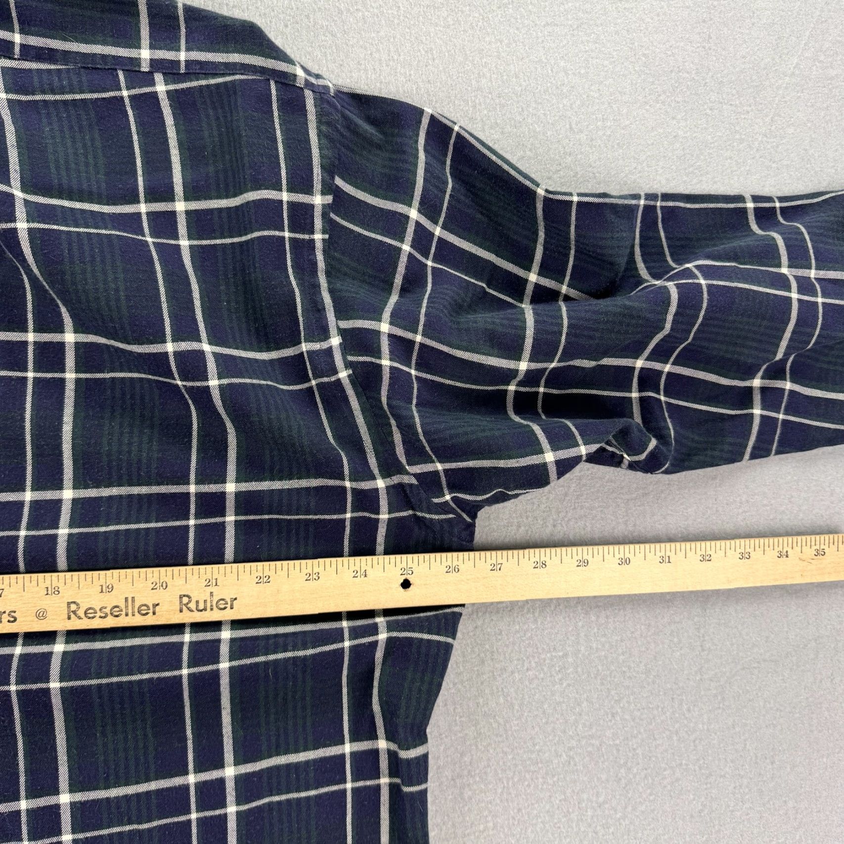 Ralph Lauren Ralph Lauren Shirt Mens Medium Blue Green Plaid Blaire Button Down Long Sleeve) Size US M / EU 48-50 / 2 - 5 Thumbnail
