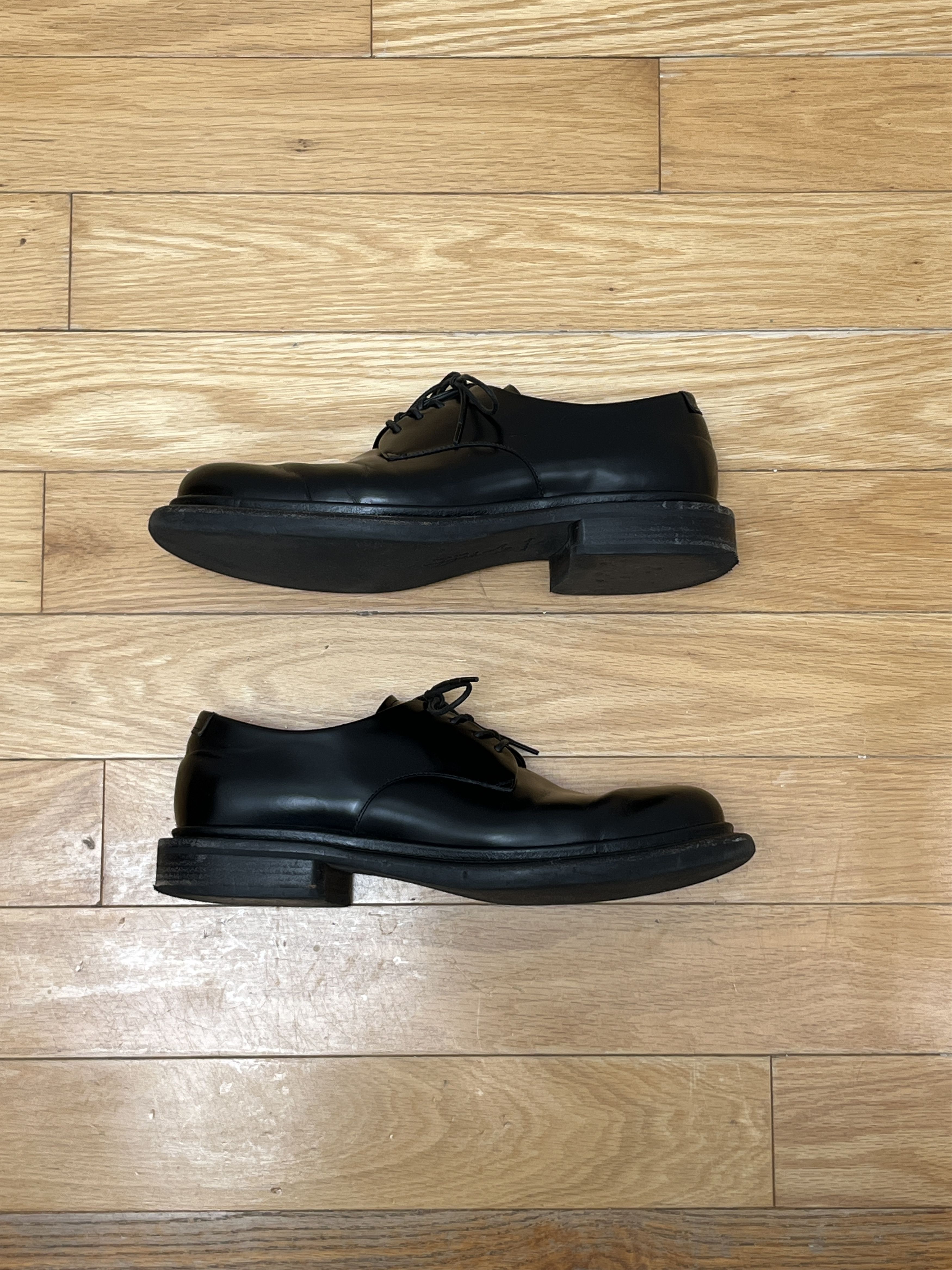Giorgio Armani Giorgio Armani Brushed Leather Derby UK9.5 Size US 10.5 / EU 43-44 - 4 Thumbnail