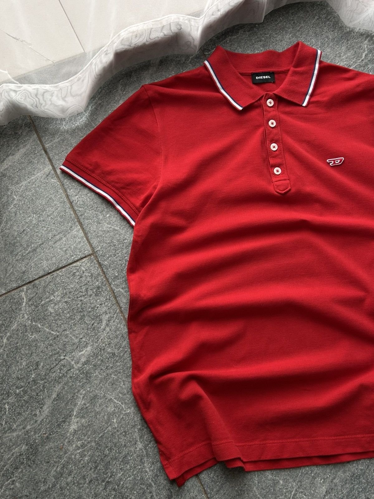 Diesel Vintage shirt polo tee diesel large Size US L / EU 52-54 / 3 - 6 Thumbnail