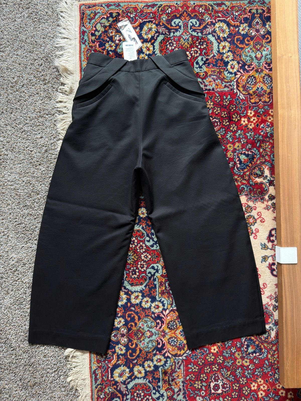 pet-tree-kor pet-tree-kor Black Sarracenia Wide Leg Trousers Size 48 Size US 32 / EU 48 - 3 Thumbnail