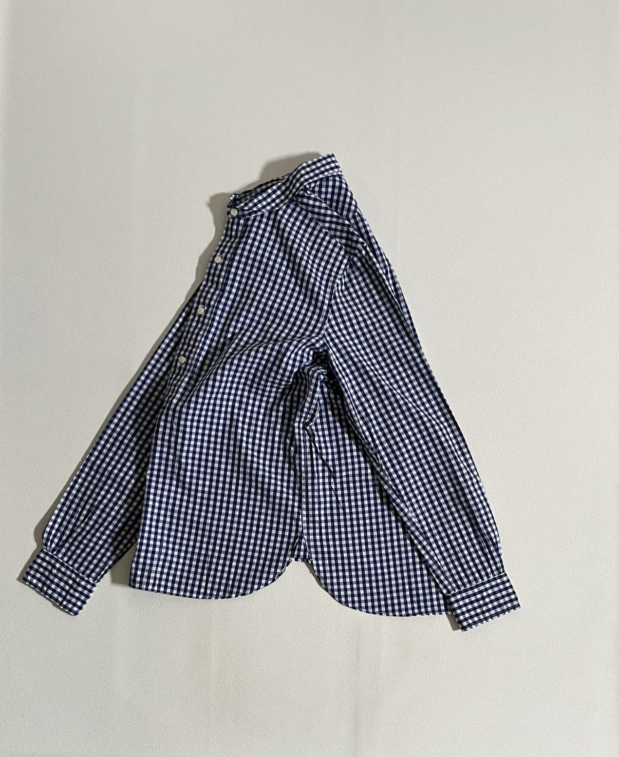 Engineered Garments A Blue Garments Round Collar Gingham Check Field Shirt Size US L / EU 52-54 / 3 - 3 Thumbnail