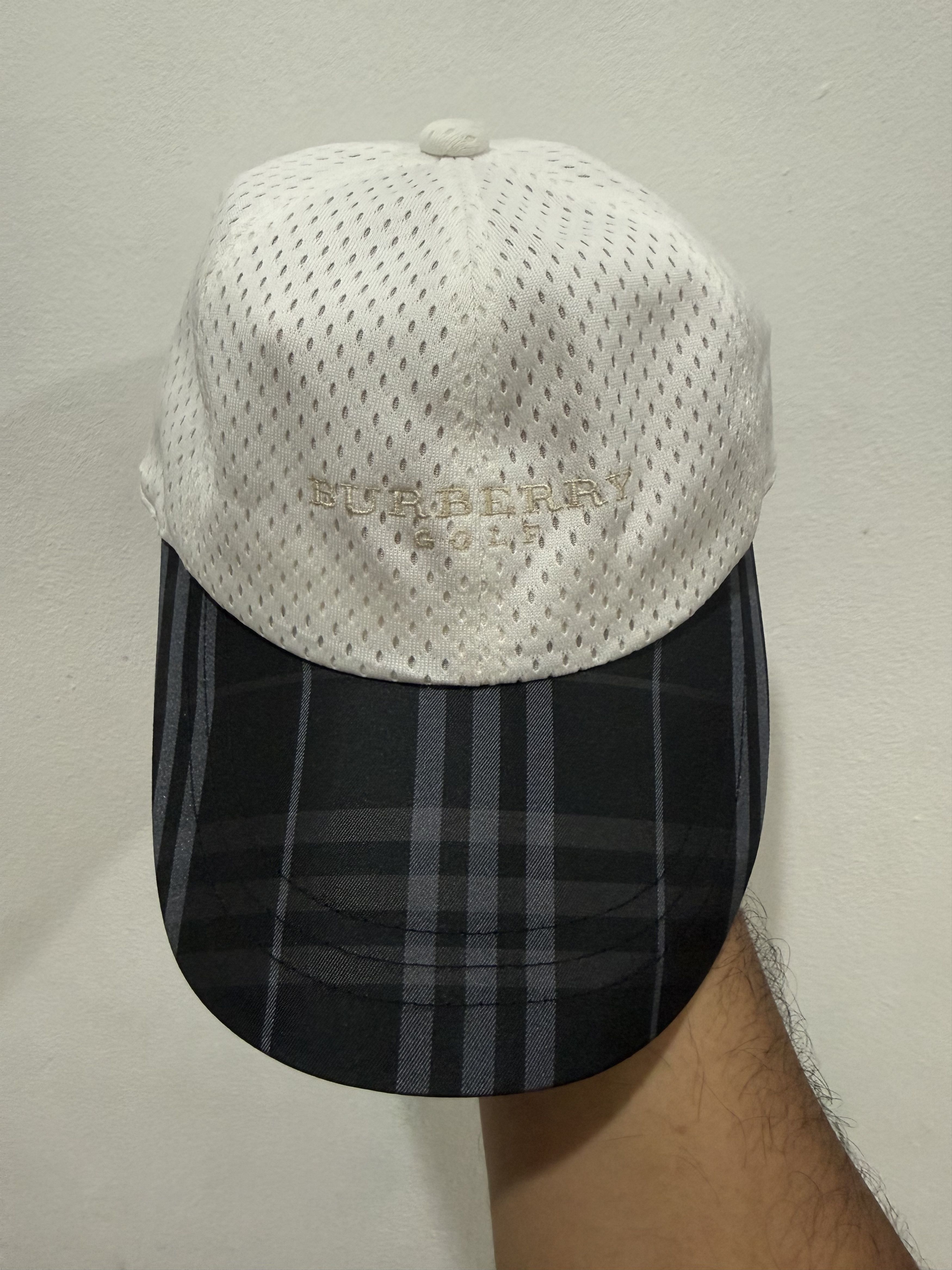 Burberry VTG Burberry Golf Nova Checked Hat Size ONE SIZE - 2 Thumbnail