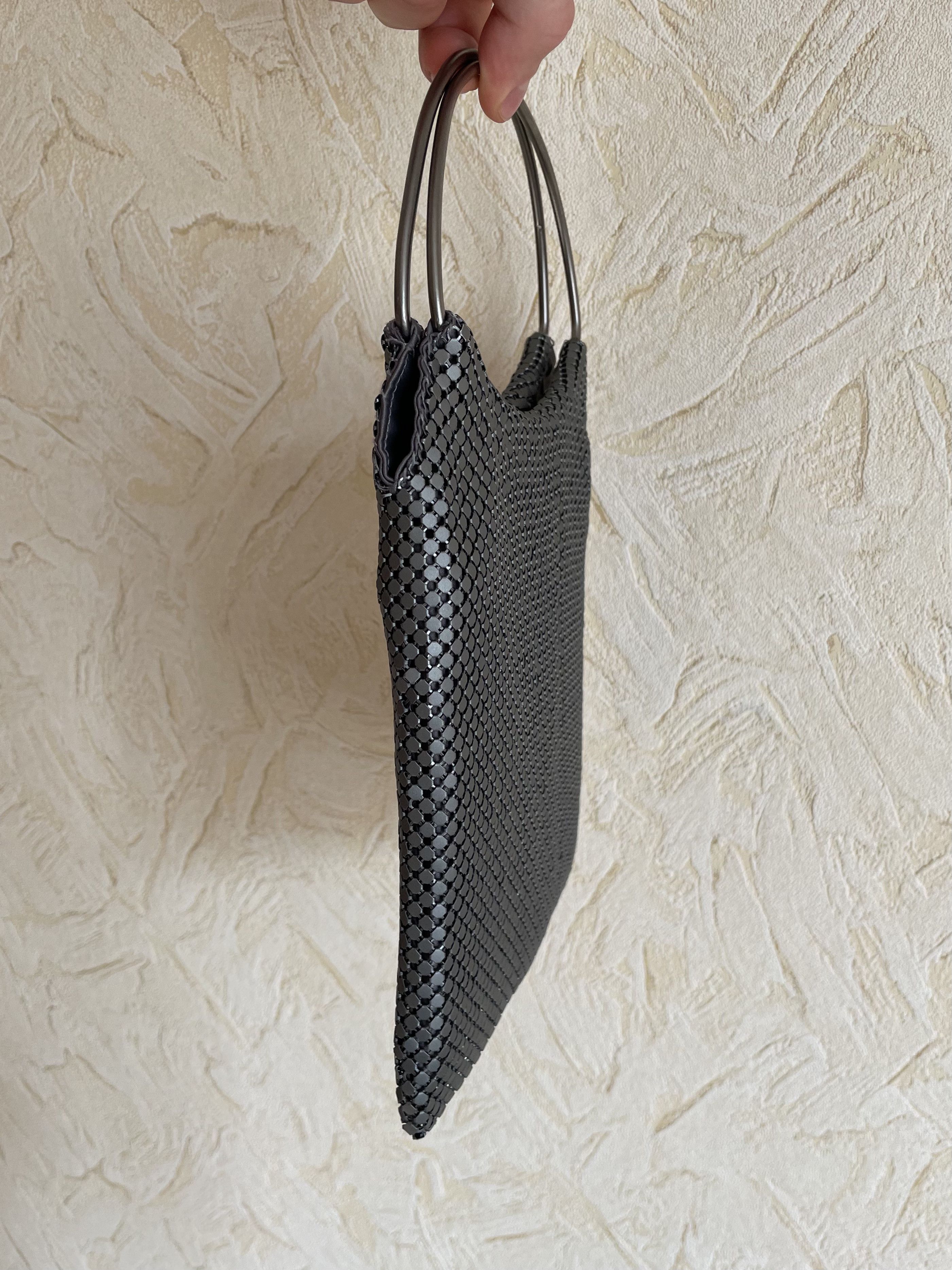 Armani Exchange × Vintage A/X Armani Exchange Black Metal Mesh 