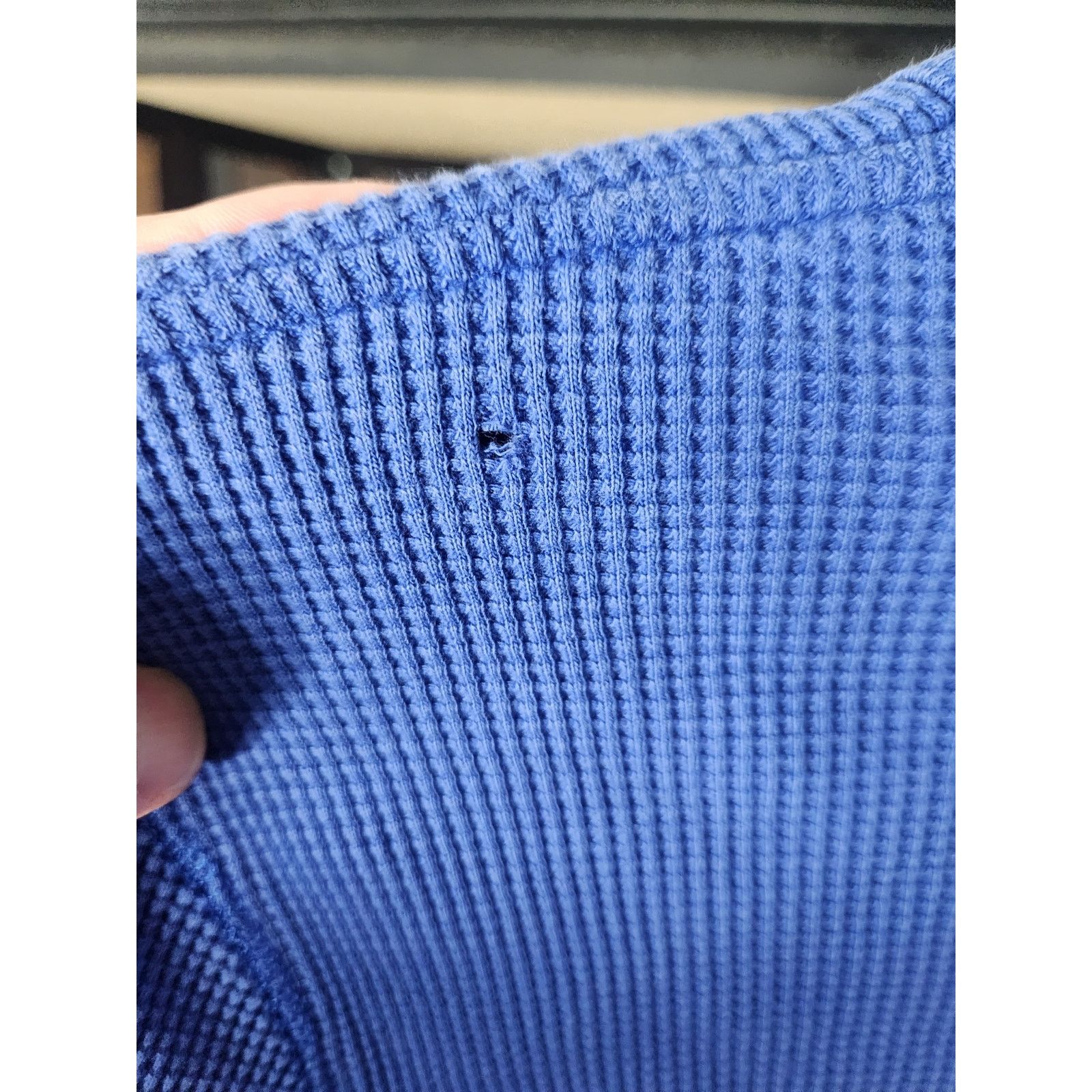 Polo Ralph Lauren Vintage Y2K Polo Jeans Waffle Knit long sleeve men's medium Size US M / EU 48-50 / 2 - 8 Thumbnail