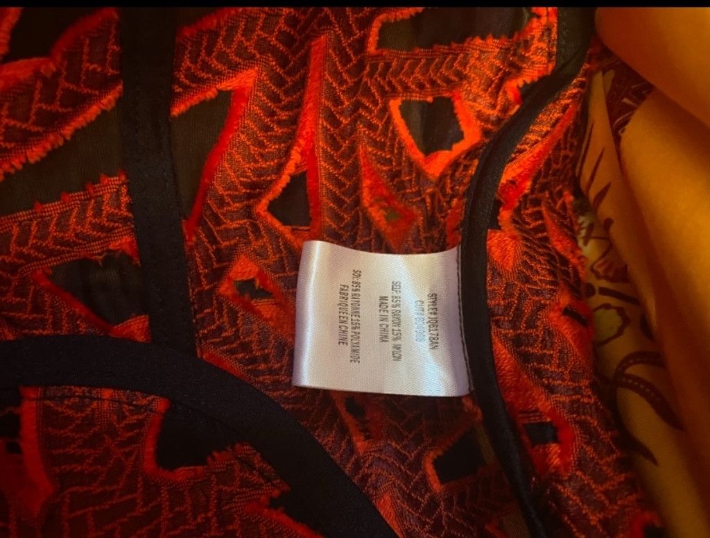 Eva Franco Women's Eva Franco Red & Blue Trench Coat Size 2 Size XS / US 0-2 / IT 36-38 - 5 Thumbnail