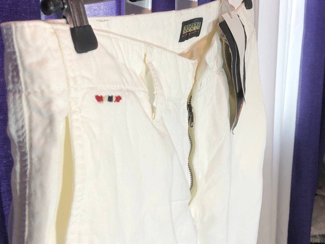 Napapijri × Vintage Napapijri White Chinos Pants Vintage Size US 38 / EU 54 - 4 Thumbnail