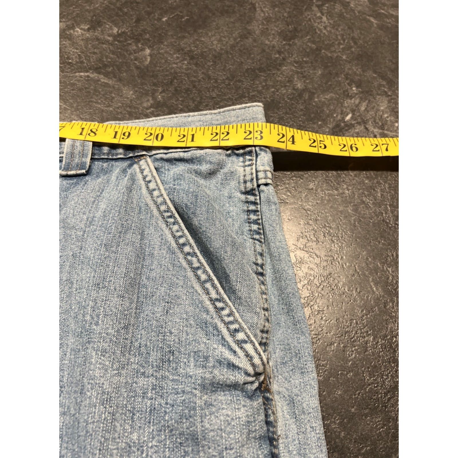 Wrangler Wrangler Denim Jean Shorts Cargo 46 Relaxed Fit Blue Men’s Y2K Size US 30 / EU 46 - 6 Thumbnail