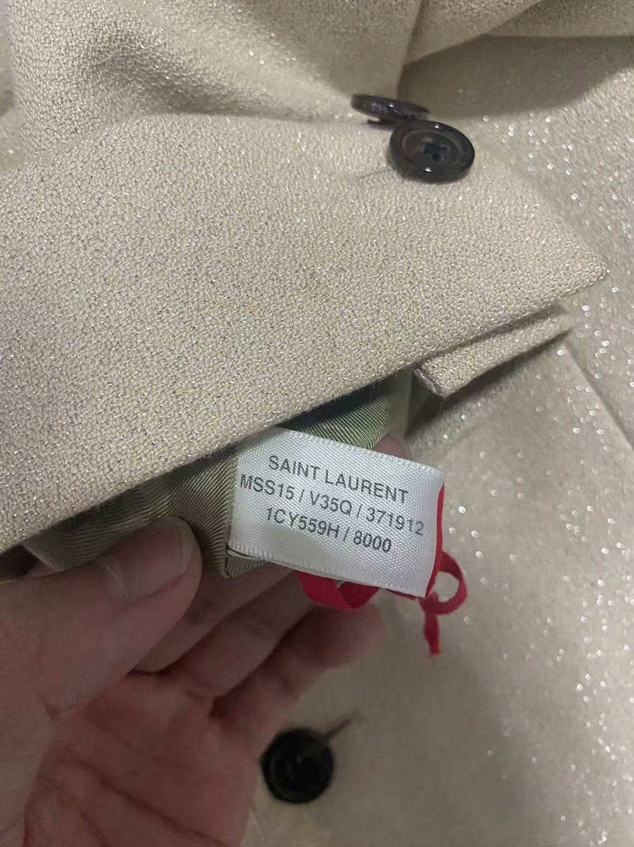 Saint Laurent Paris Saint Laurent 15SS Court Star Blazer Size US S / EU 44-46 / 1 - 5 Thumbnail