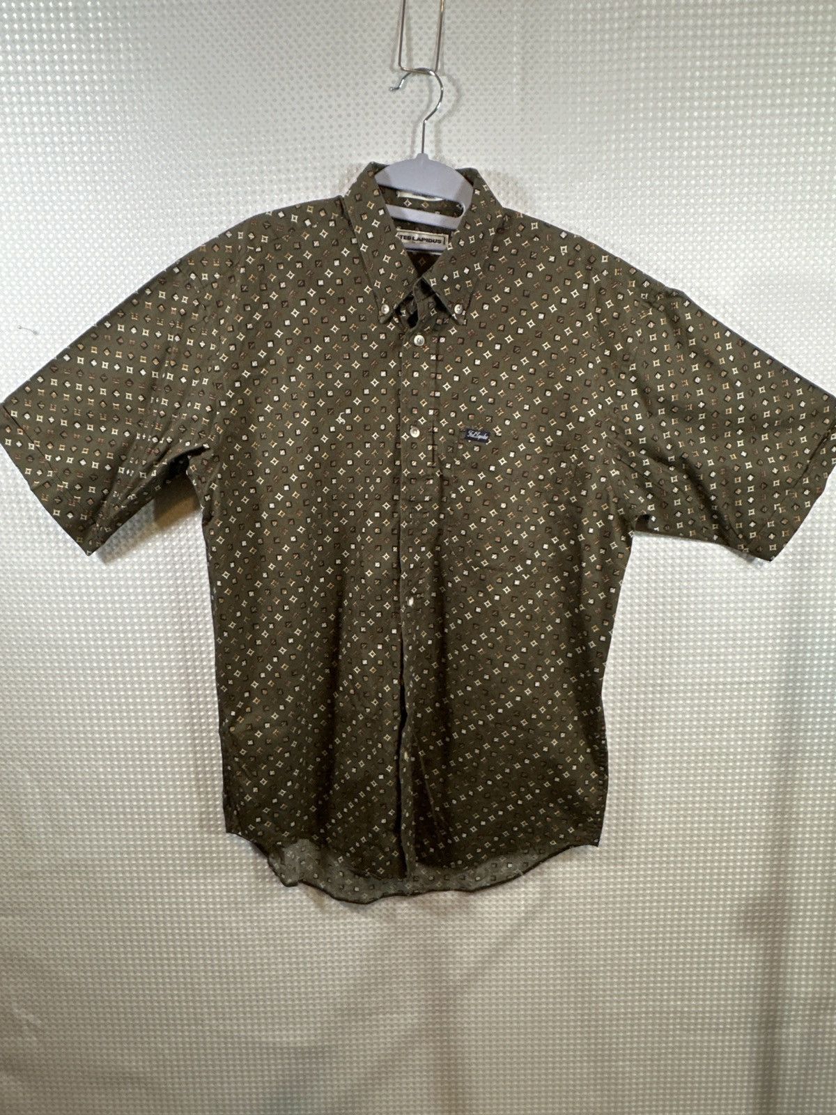 TED LAPIDUS Ted Lapidus Short Sleeve Shirt Size US M / EU 48-50 / 2 - 1 Thumbnail