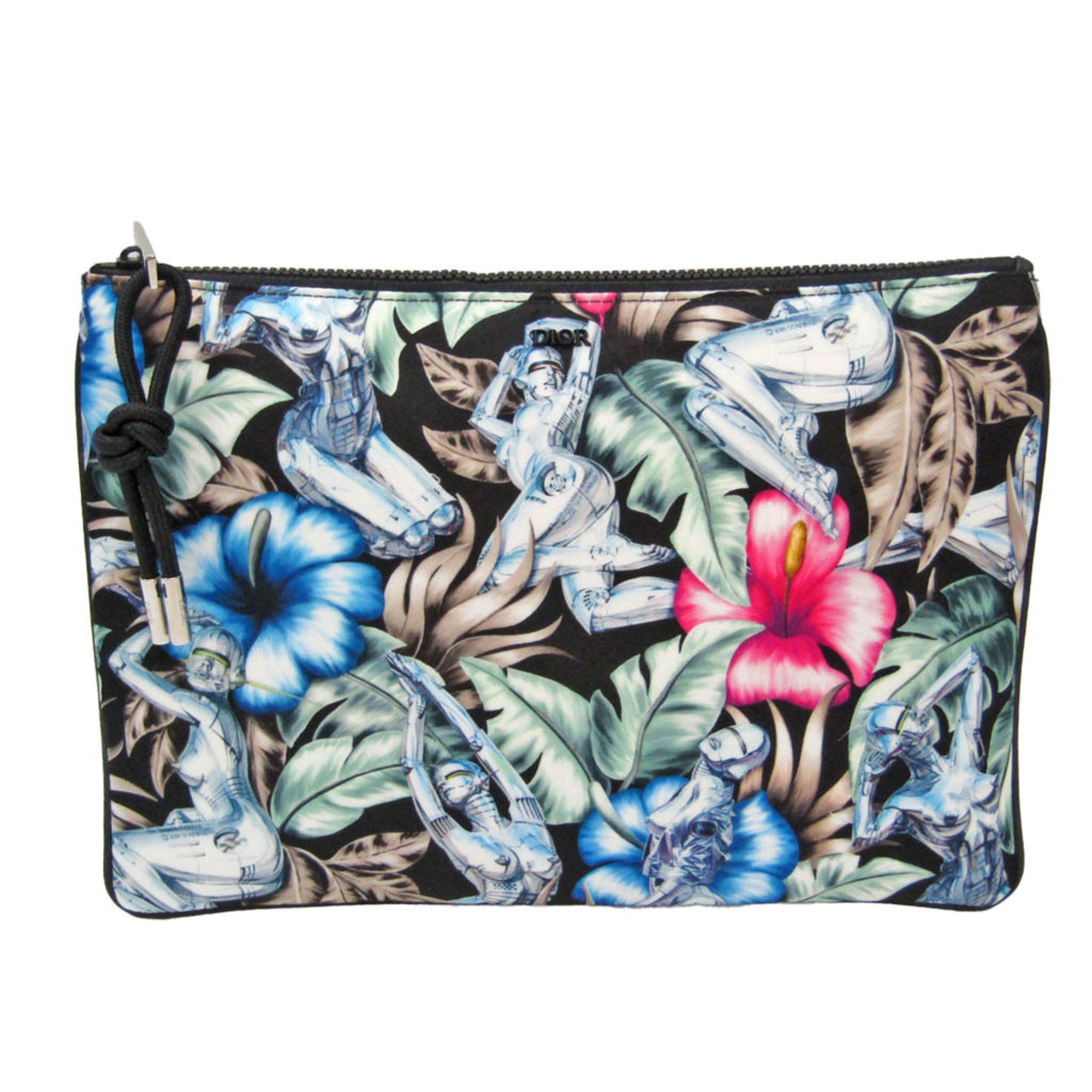 Dior Multicolour Canvas Clutch Bag (Pre-Owned) Size ONE SIZE - 1 Thumbnail