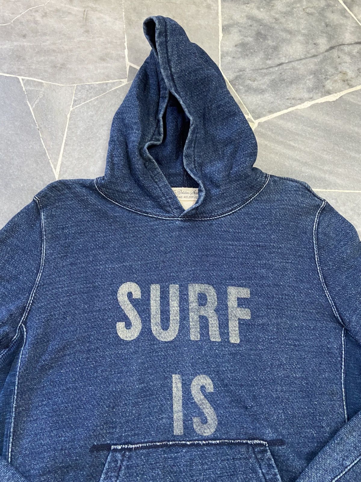 Japanese Brand Remi Relief Indigo Surf Hoodie Size US M / EU 48-50 / 2 - 3 Thumbnail