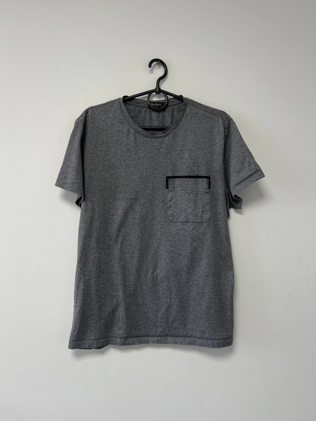 Berluti Vintage Authentic Betluti Paris Basic T shirt Gray Luxury M Size US M / EU 48-50 / 2 - 3 Thumbnail
