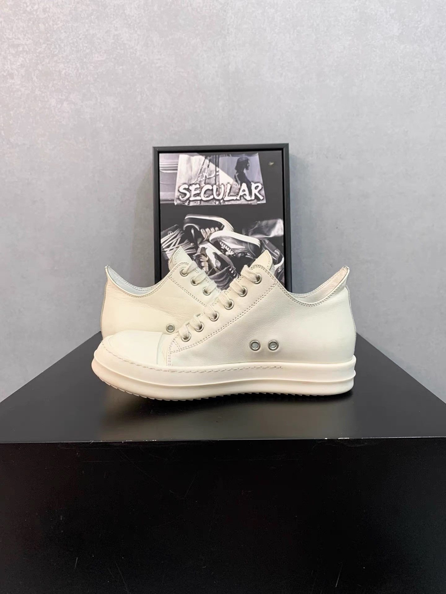 Rick Owens Rick Owens Mainline Leather Converse K34 Size US 5.5 / IT 35.5 - 5 Thumbnail
