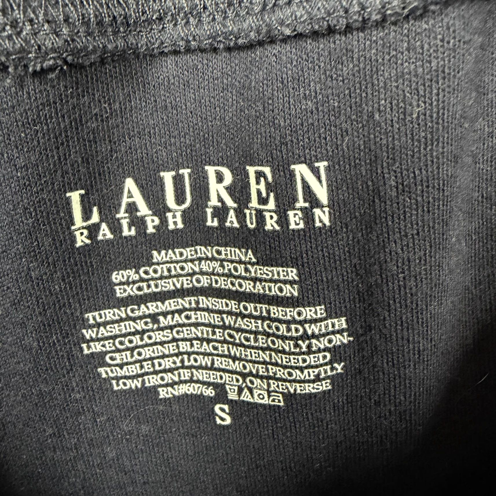Ralph Lauren Lauren Ralph Lauren Lounge Pants Womens S Navy Knit Elastic Waist Drawstring Embroidered LR Logo Casual Loungewear Size 28" / US 6 / IT 42 - 5 Thumbnail
