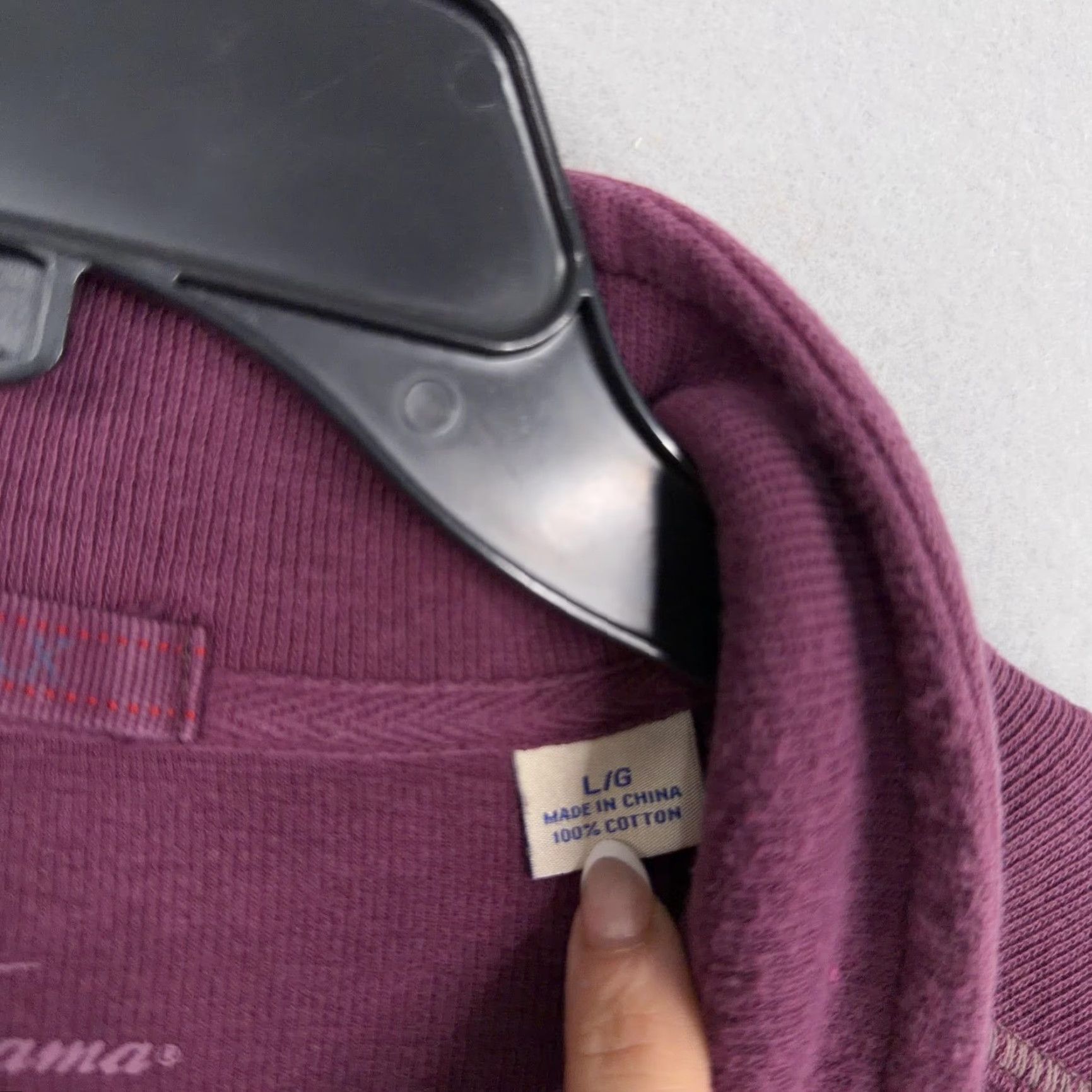 Tommy Bahama Tommy Bahama Sweater Mens Large Purple Quarter Zip Cotton Pullover Casual Dad Size US L / EU 52-54 / 3 - 5 Thumbnail