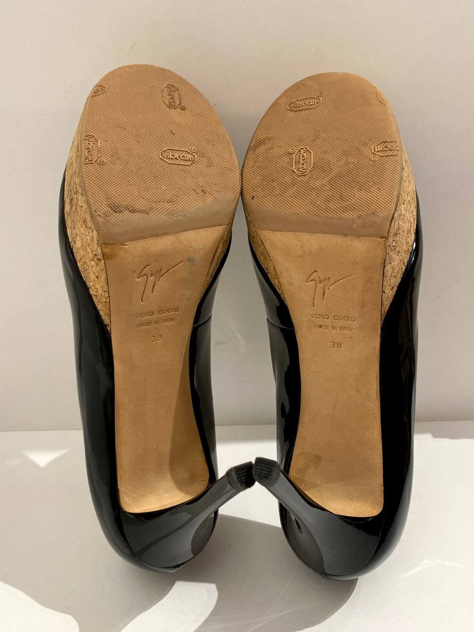 Giuseppe Zanotti Giuseppe Zanotti Pumps Black Patent Leather High Heels Size US 8 / IT 38 - 11 Thumbnail