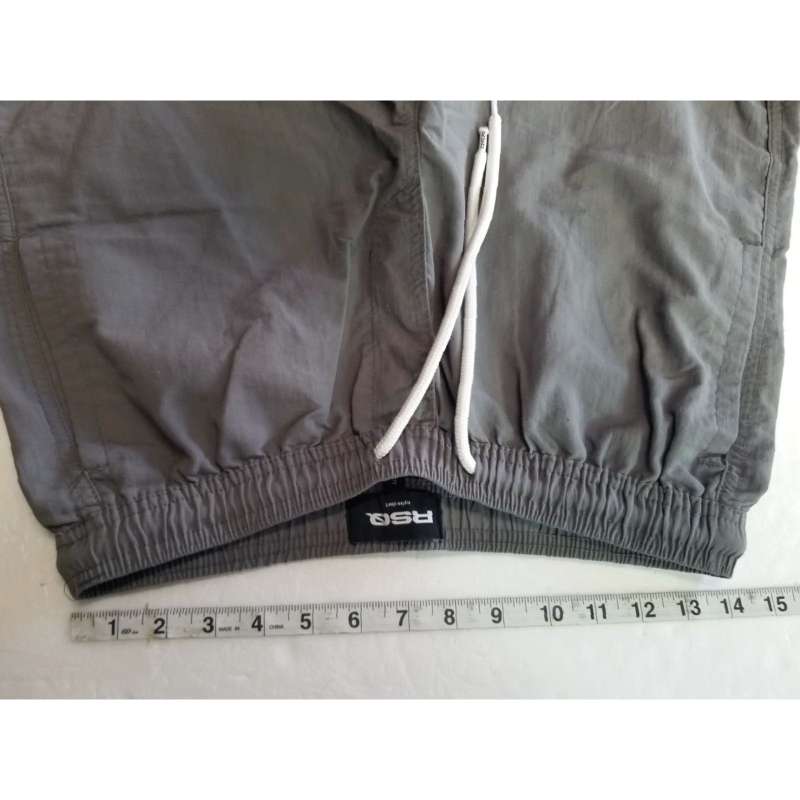 Rsq RSQ Men Draw String Shorts Pull On Gray Size Small Pockets Casual Elastic Waist Size US 29 - 3 Thumbnail