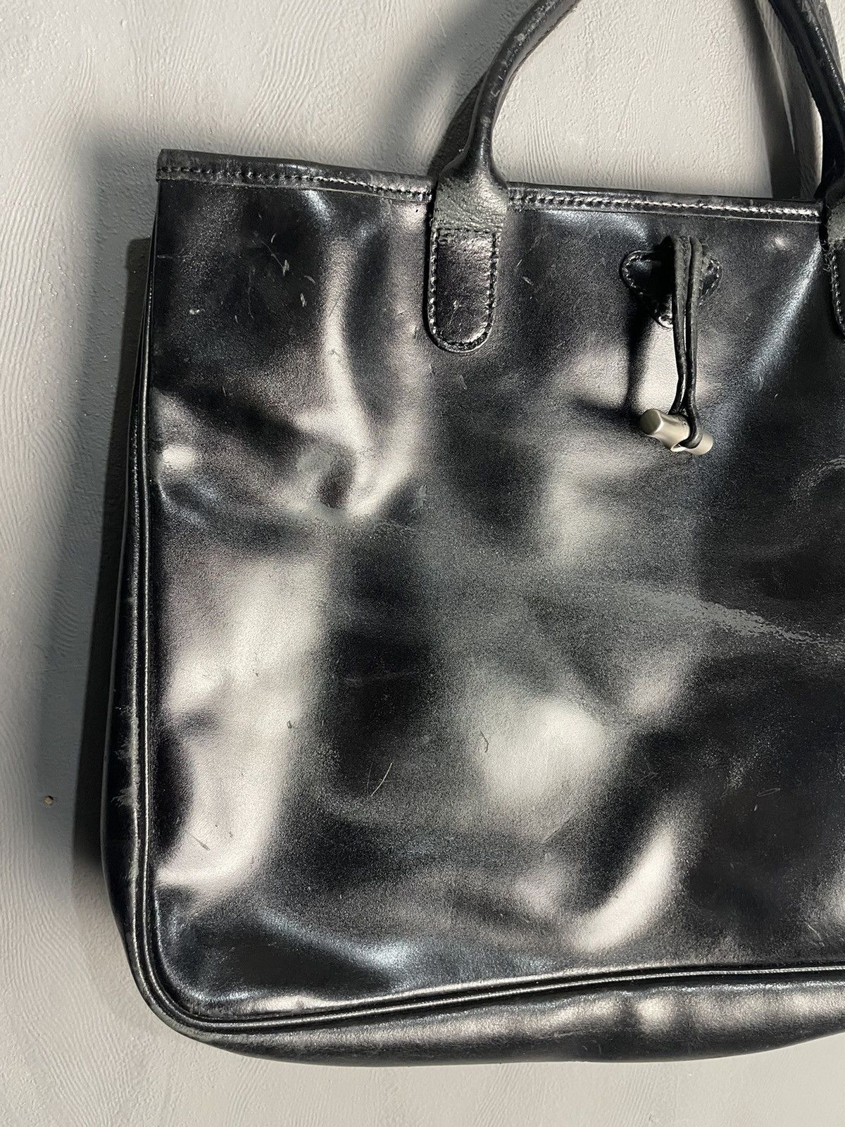 Longchamp LONGCHAMP Large Black Leather Silver Toggle Shoulder Bag EUC Size ONE SIZE - 13 Thumbnail