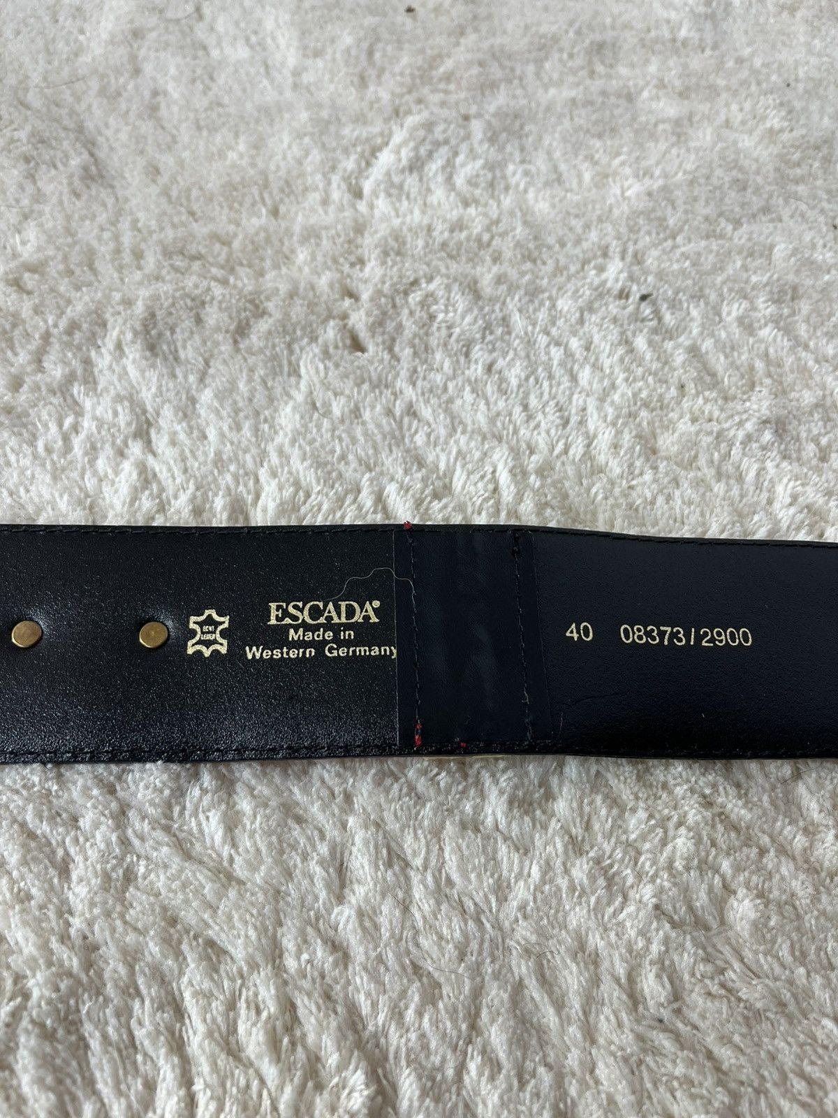 Escada Vintage Escada Belt Leather Size ONE SIZE - 5 Thumbnail