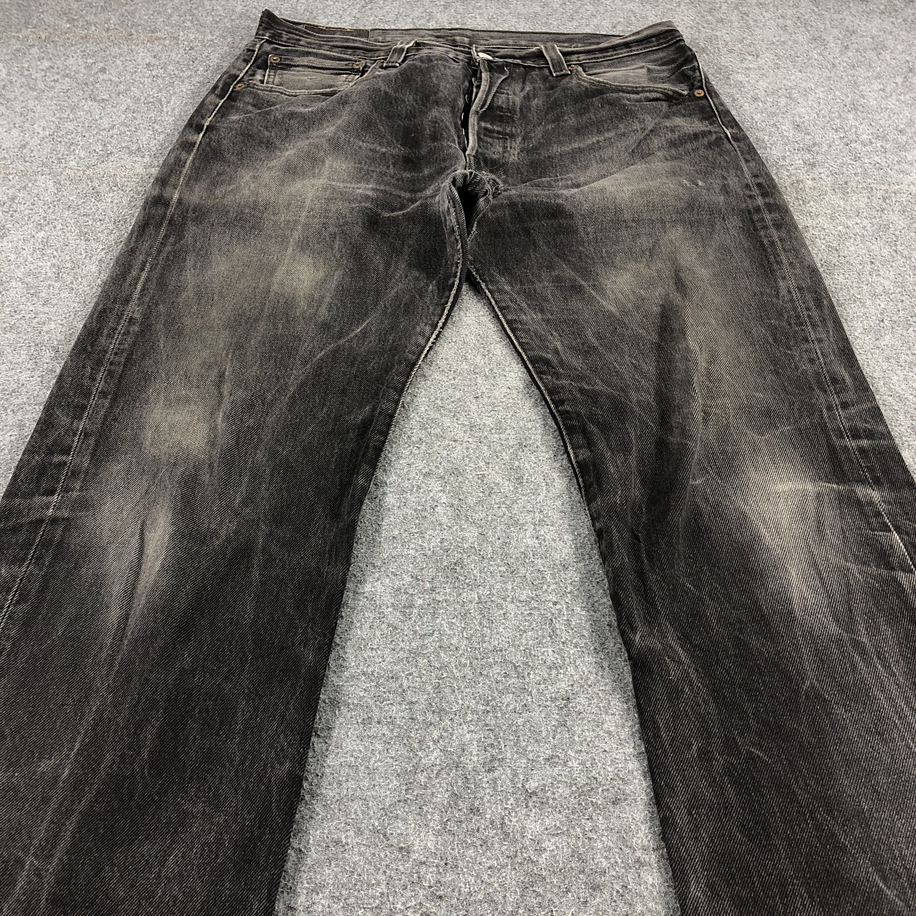 Levi's Vintage Distress Levis 501 Jeans-JM1615 Size US 35 - 3 Thumbnail