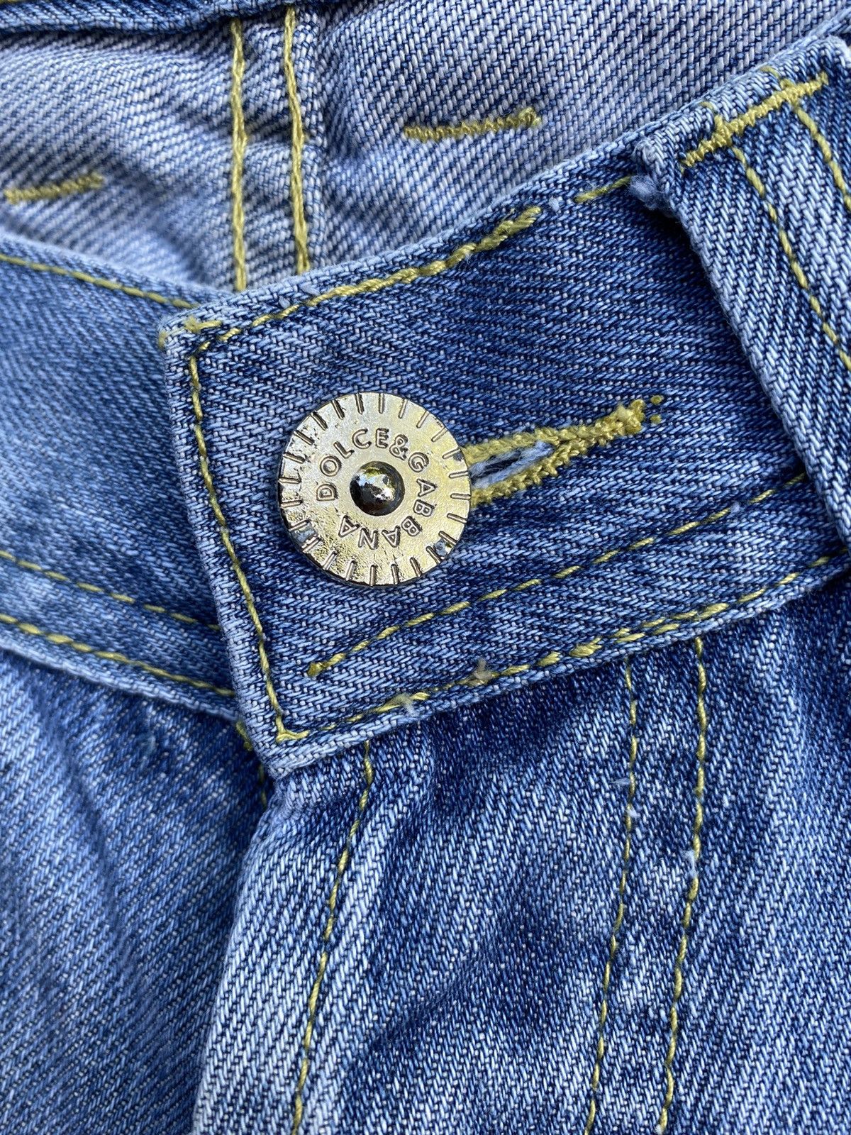 Dolce & Gabbana Dolce & Gabbana Y2K embroidery denim jeans Size 29" - 11 Thumbnail