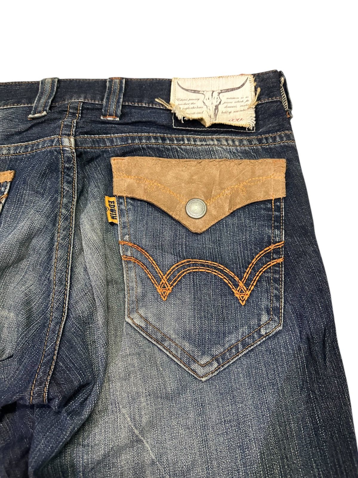 Kapital 💥Edwin Bull💥 Tag Waist Navajo Crazy Design 💥 Size US 34 / EU 50 - 2 Thumbnail