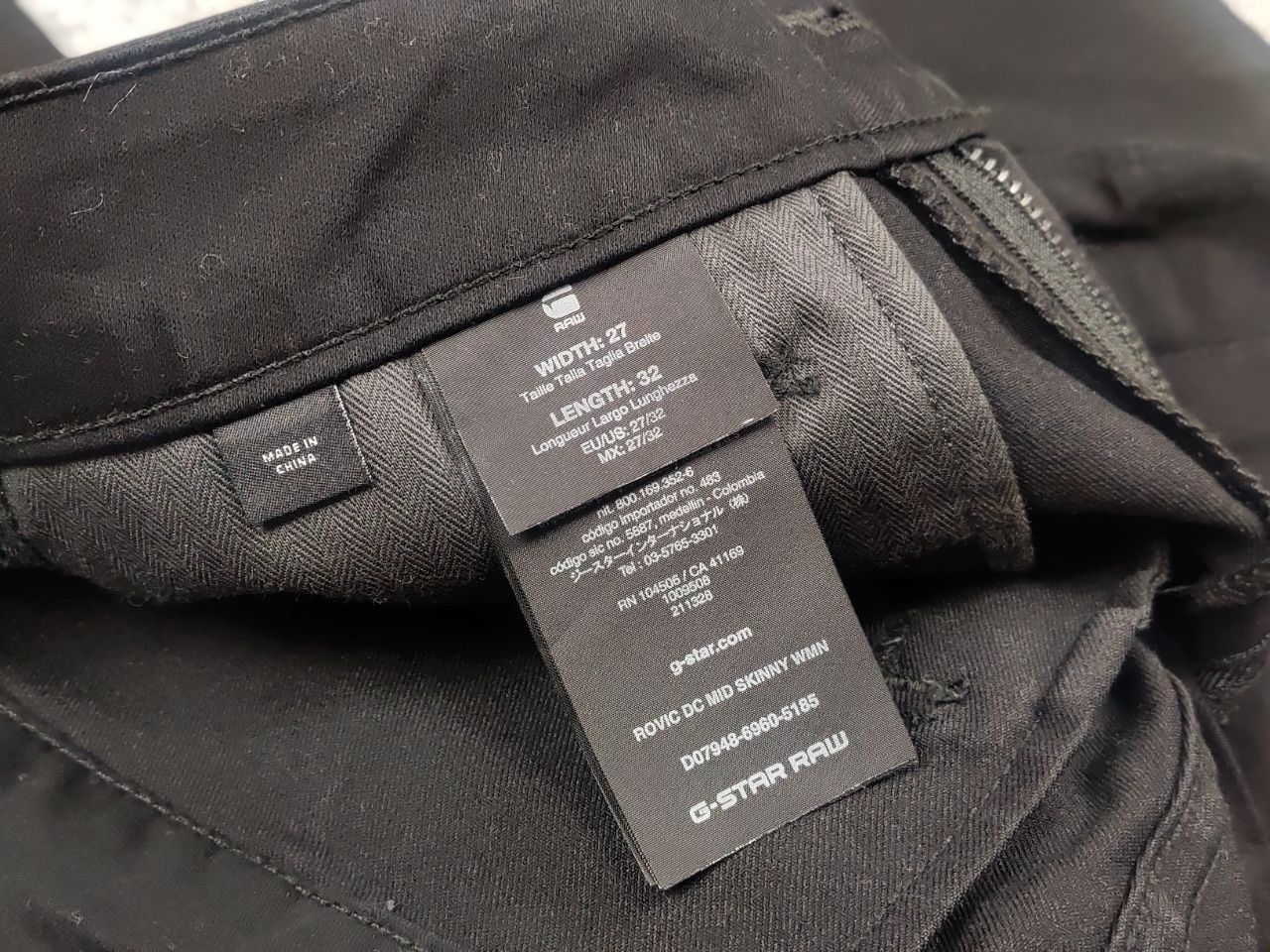 G-Star G Star raw Rovic dc mid skinny Cargo black Pants Womens Size 27" / US 4 / IT 40 - 14 Thumbnail