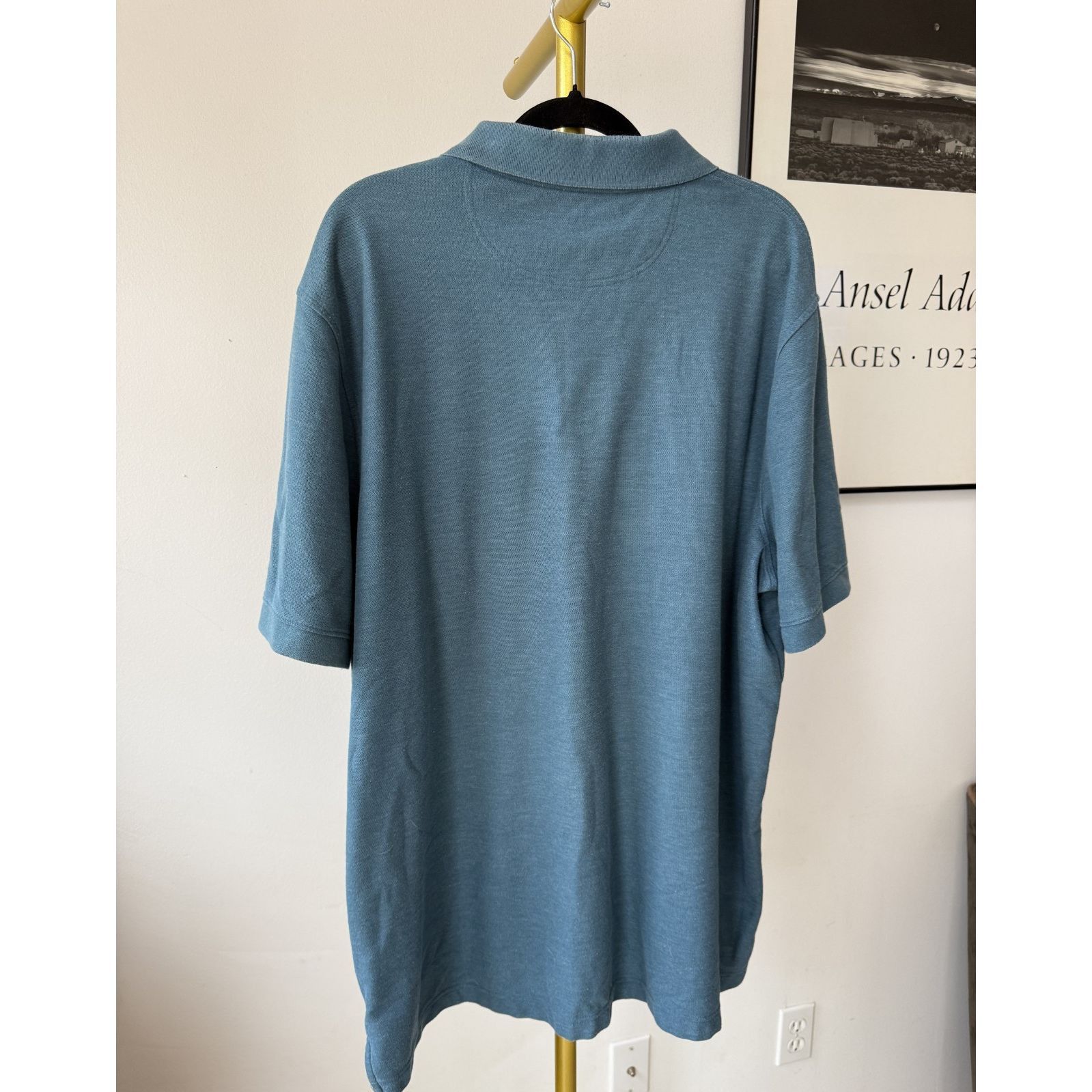 Croft & Barrow Croft & Barrow Mens XXL Blue Polo Shirt Pique True Comfort Size US XXL / EU 58 / 5 - 2 Thumbnail