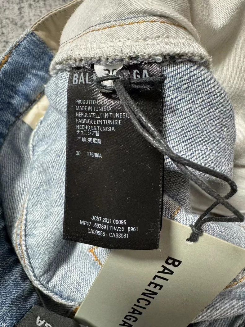 Balenciaga Balenciaga Hybrid Cargo Shorts and Denim Pants-2507 Size US 30 / EU 46 - 6 Thumbnail