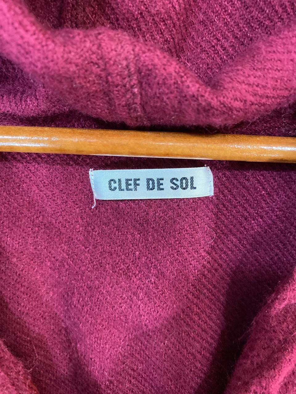 Japanese Brand clef de soil japanese brands two tone hooded poncho Size ONE SIZE - 5 Thumbnail